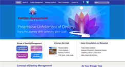 Desktop Screenshot of destiny-management.com