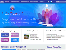 Tablet Screenshot of destiny-management.com